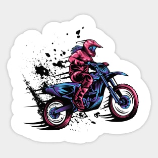 Motocross Maven: Girl Power on Two Wheels Sticker